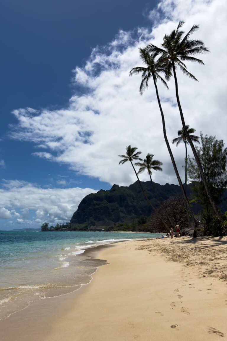 Kaaawa Beach Park in Oahu Hawaii