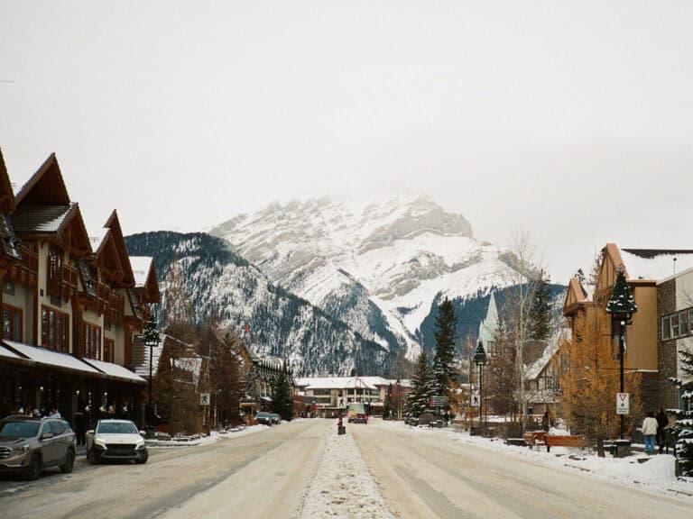Film Photography in Banff: A Winter Wonderland
