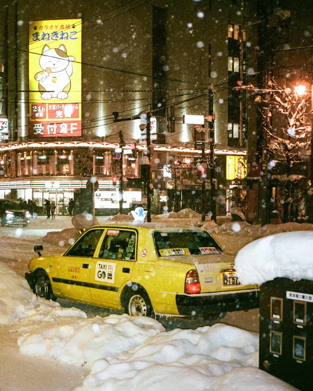 Taxi in Asahikawa Japan