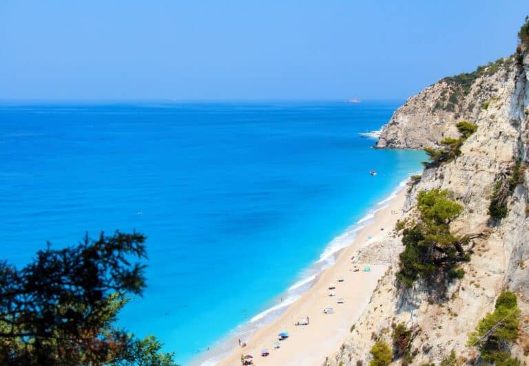 Egremni Beach, Lefkada: The Bluest Water I’ve Ever Seen