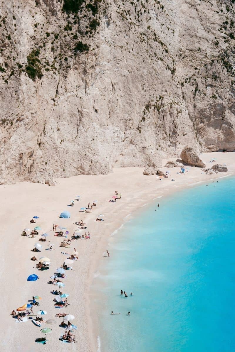 Porto Katsiki Beach in Lefkada Greece