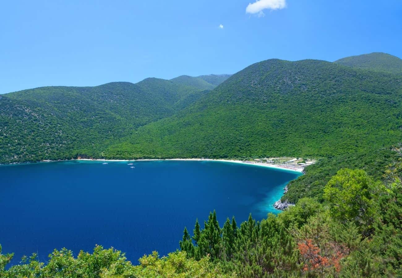 Antisamos Beach in Kefalonia Greece