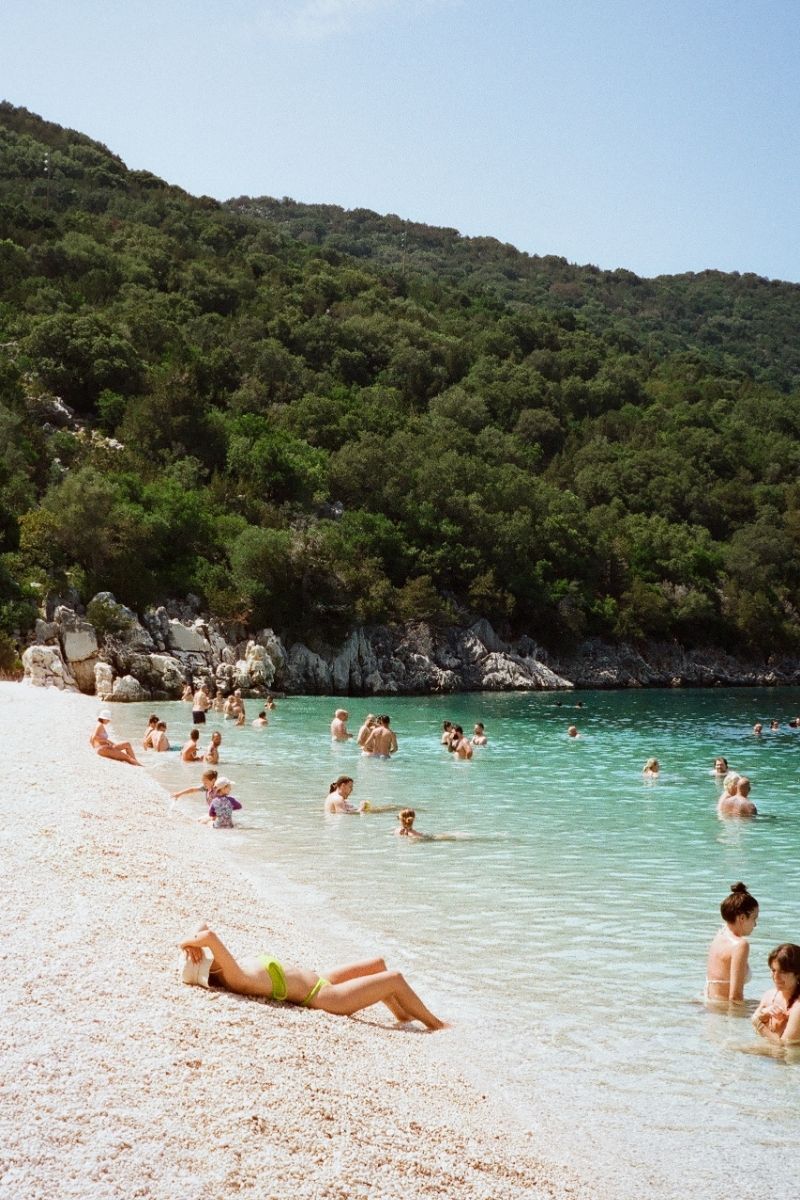 Antisamos Beach in Kefalonia Greece