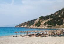 Agia Kiriaki Beach in Kefalonia Greece