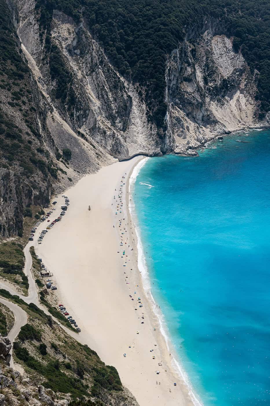 Myrtos Beach in Kefalonia Greece