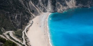 Myrtos Beach in Kefalonia Greece
