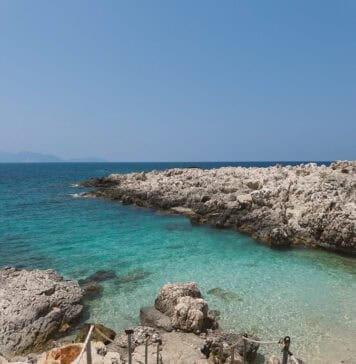 Alaties Beach in Kefalonia Greece