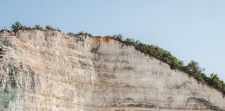Fteri Beach on Kefalonia in Greece