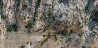 Kamari beach on island Cephalonia (Kefalonia), Greece